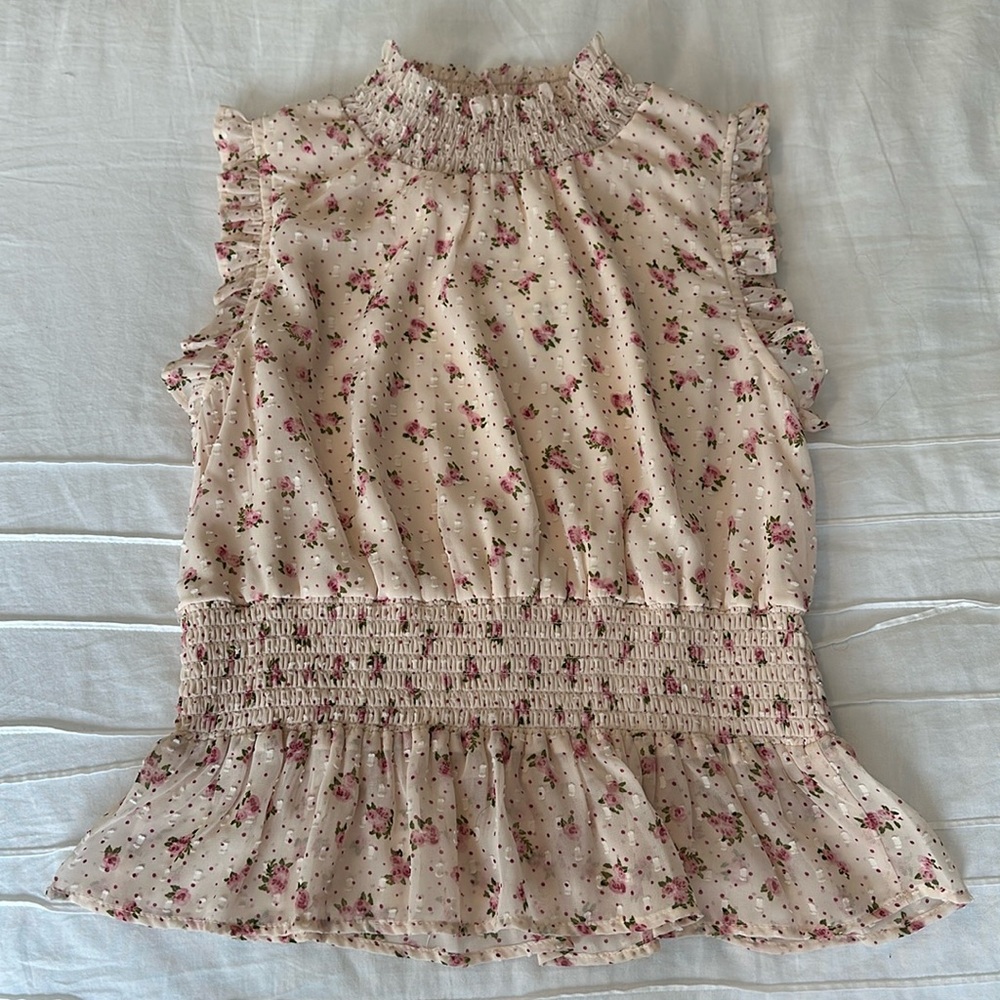 Floral Chiffon Top